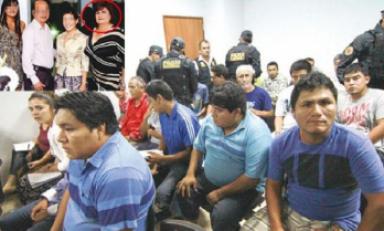 La fiscal Hilda Paiba Cossio(en la parte superior de la imagen) fue destituida del cargo, al ser relacionada a la banda del "Cojo Mame". (Foto La Industria)
