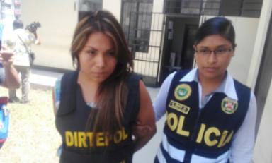Mujer fue llevada a complejo policial Alcides Vigo. Foto: Trujillo en Línea