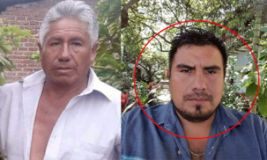 Presunto agresor dentro del círculo rojo. Foto: cortesía