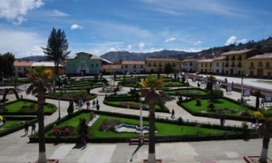 Plaza de armas de la hermosa ciudad de Huamachuco. (Foto Internet)