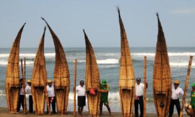 Huanchaco espera recibir durante el feriado largo más de 100l turistas. (Foto cortesía Carlos Díaz)