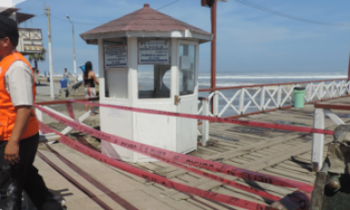 El turístico muelle de Huanchaco ha sido cerrado de manera indefinida. (Foto Archivo)