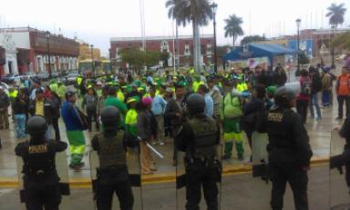 Medida de fuerza fue declarada ilegal. Foto: Trujillo en Línea