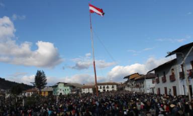 Durante la festividad, los pobladores aprovechan para pedirle a la Pacha Mama (tierra) fertilidad para producir mayores cosechas. (Foto: Trujillo en Línea)