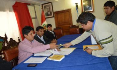 Proceso de licitación para la obras de pistas y veredas del distrito de Calipuy. (Foto cortesía)