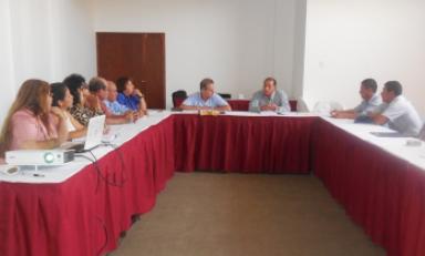 Miembros de la comunidad patacina y representantes de la minera Marsa se reunieron en días pasados.
