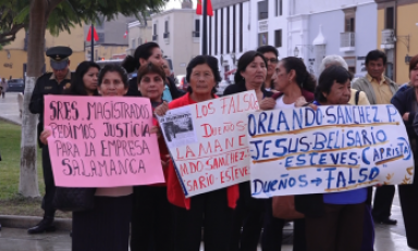 Piden que cumplan con sus derechos laborales. Foto: Trujillo en Línea