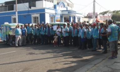 Bloquearon avenida por varias horas. Foto: Trujillo en Línea