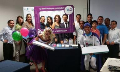 Presentación de Olo Internet en la ciudad de Trujillo. (Foto cortesía)
