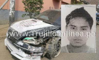 Agente conducía vehículo de placa C5V-274. Foto: Trujillo en Línea
