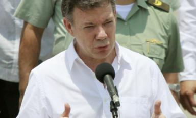 Juan Manuel Santos, presidente de Colombia.