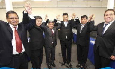 César Acuña presidente de la ANGR propuso la creación de la mancomunidad regional del norte.(Foto cortesía)