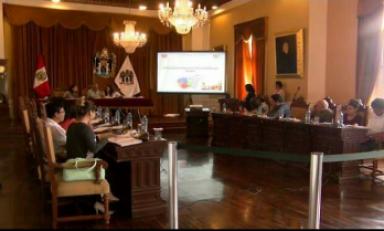 Sesión de concejo provincial. Foto: Trujillo en Línea.