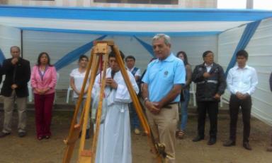 Declaró en la colocación de la primera piedra de la Villa de Contadores. Foto: Trujillo en Línea