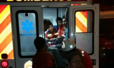 Congregación cristiana fue rescatada luego de varias horas de angustia. Foto: Trujillo en Línea