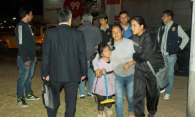 Autoridades intervinieron a padres y menores. Foto: MPT