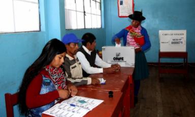 Este domingo se realizaron las elecciones en distritos de Santiago de Chuco y Bolívar. Foto: ODPE