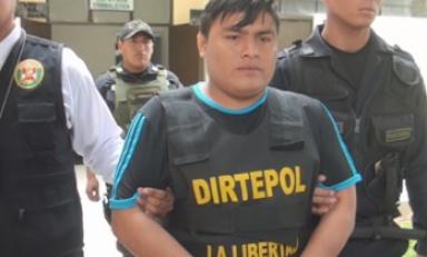 Serrano Juanca trató de poner resistencia al momento de su captura. Foto: Trujillo en Línea