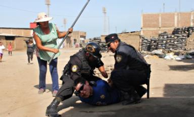 Comerciantes y serenos se unen para enfrentar a la delincuencia. Foto: Trujillo en Línea