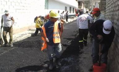 Empresa constructora ejecuta trabajos para la Municipalidad Provincial de Ascope. (Foto: Difusión)
