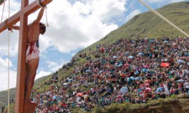 Escenificación en Otuzco- Foto: Andina