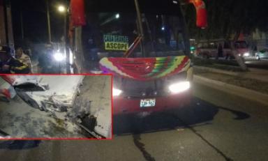 Llamas fueron apagadas con el uso de extintores. Foto: Seguridad Ciudadana de Trujillo