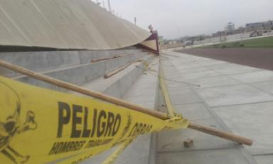 Autoridades del colegio anunciaban su desplome en cualquier momento. Foto: Trujillo en Línea
