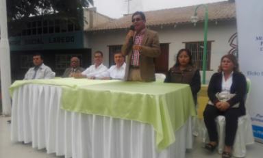 Alcalde se compromete a realizar trámites para culminar con el saneamiento de terrenos. Foto: Trujillo en Línea