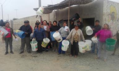Vecinos se quedaron sin agua más de quince días. Foto: Trujillo en Línea