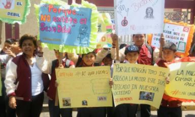 Pidieron alto a la violencia. Foto: Trujillo en Línea