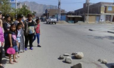 Rastro de sangre aun se encuentran en la pista. Foto: Trujillo en Línea