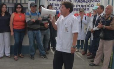 Sede fue tomada por varias horas. Foto: Trujillo en Línea