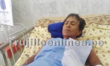 Está internado en la cama T6 del área de Trauma en hospital Regional. Foto: Trujillo en Línea