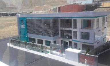 Maqueta de lo que será la central. Foto: Trujillo en Línea