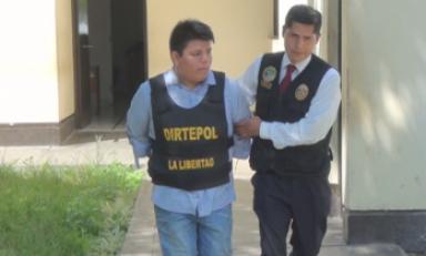 Sujeto era quien portaba el arma. Foto: Trujillo en Línea