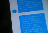 Mensajes extorsivos que recibió el alcalde Javier Rodriguez. Foto: Trujilloenlinea.pe