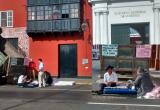 Durmió junto a su volquete recolector de basura. Foto: Trujillo en Línea
