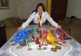 Geraldine Dávila se hizo de 5 medallas en el último campeonato macro-regional. (Foto cortesía)