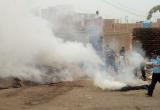 Serenos y vecinos corrieron a apagar las llamas. Foto: Trujillo en Línea