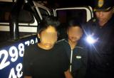 Menores detenidos, llevaban balanza presuntamente robada. Foto: Seguridad Ciudadana MPT