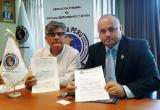 Alcides Goicochea, representando a los empresarios hoteleros de Trujillo, hace una grave denuncia contra el IPD. (Foto cortesía)