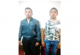 Presuntos implicados en varios robos y estafas. (Foto cortesía PNP)
