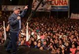 César Acuña Peralta en el discurso por su onomástico. (Foto cortesía APP)