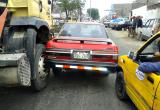 Gran congestión vehicular generó el triple choque. Foto: Seguridad Ciudadana