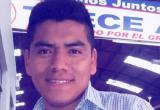 El joven dirigente apepista, Eduardo Zavaleta, quien fue asesinado al ser confundido con un delincuente.