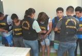 Trataron de ocultar su rostro para no ser sindicados como presuntos asesinos. Foto: Trujillo en Línea