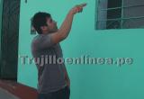 Muestra cómo quedó su vivienda luego de explosión. Foto: Trujillo en Línea