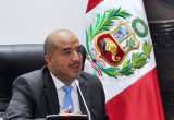 Ministro del Interior, José Luis Pérez Guadalupe. (Foto Andina)