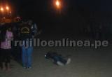 Asesinato ocurrió al promediar las 5:00 p.m. de ayer. Foto: Trujillo en Línea