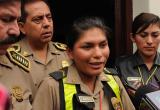 Ana Bautista y Melissa Fernández , las valientes mujeres policías que capturaron a un asaltante. (Foto Satélite)